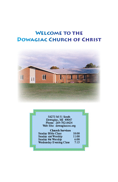 Bulletin cover
