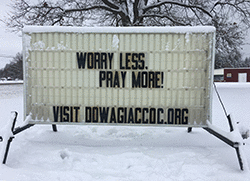 Worry less, pray more!