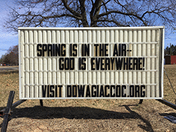 Spring is in the air--God is everywhere!