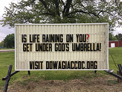 Is life raining on you? Get under God's umbrella!
