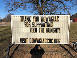 Thank you Dowagiac for supporting Feed the Hungry