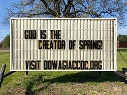God is the Creator of spring!