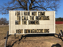 
For I have not come to call the righteous, but the sinners.