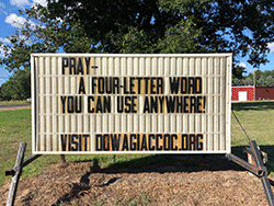 Pray--a four-letter word you can use anywhere!