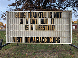 Being thankful is not in a day, but it is a lifestyle!