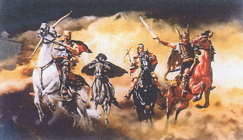 Four horsemen from Revelation 6