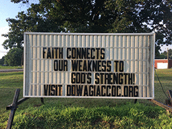 Faith connects our weakness to God's strength!