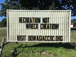Recreation not wreck creation!