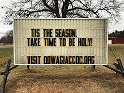 Tis the season, take time to be holy!