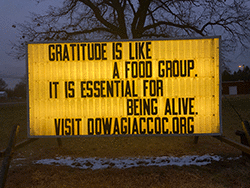 
Gratitude is like a food group. It is essential for being alive.
