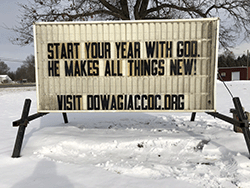 Start your year with God. He makes all things new!