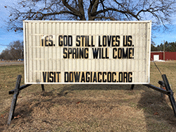 
Yes, God still loves us. Spring will come!