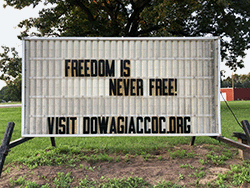Freedom is never free!